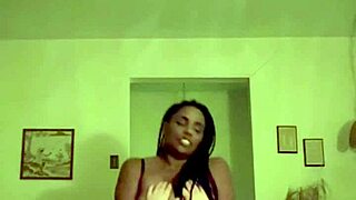 ebony amateur bends over for coworker pounding doggystyle ride