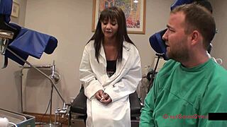 TAMPA University Entrance Physical - Eliza Shields SPREADS Shaved Pussy