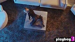 hey check big ass blonde milf anna claire clouds posing naked hot