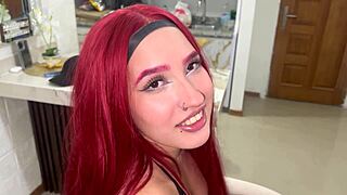 I catch stepdaughter watching porn and fuck her big ass
