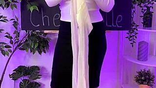 minimi diamante pantyhose looks so sexy in club