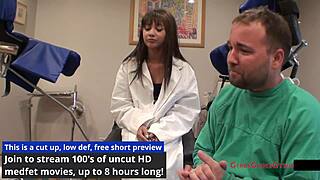 TAMPA University Entrance Physical - Eliza Shields SPREADS Shaved Pussy