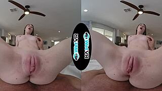 skinny girl scout takes vr pov pounding from huge cock vibrator