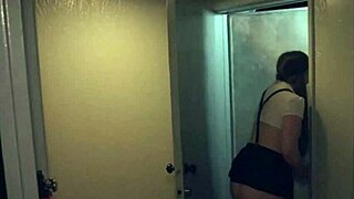 Thick Glasses Slut Fucks Doorstep Monster Cock on Halloween