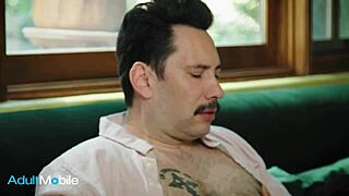 September Reign Takes Dripping Cumshot on Bubble Butt After Doggystyle Sofa Pounding and Sideways Spooning