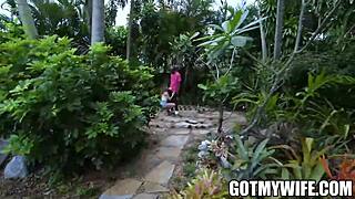 alex isadora gets punished and fucked hard by dickdealer dons right in front of her husband