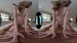 skinny girl scout takes vr pov pounding from huge cock vibrator