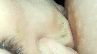 She teases my nipples then my pussy