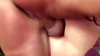 Whore teen takes boyfriend's monster cock anal creampie to mouth