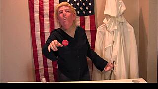 imagine donald trump at the kkk presser whipping out his cock for party handjobs