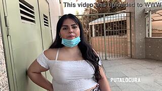 😍 amelia la chubby con cara preciosa pillada follando con torbe en calle 🥵