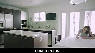 big titted teen stepdaughter london rose tristan summers freeuse kitchen fuck anytime