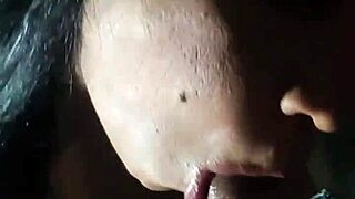 Fresh from lover's creampie, I tease hubby with my cum-filled pussy