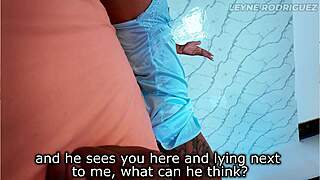 Petite Tattooed Stepmom Delivers Doggy Blowjob And Pussy Ride To Stepson In Bedroom