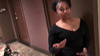tall dreadhead chubby guest takes big black cock creampie