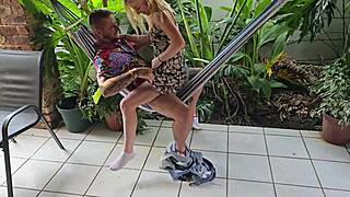 yo fucking petite blonde on hammock holiday hawaii her wet pussy drips