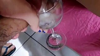 latina milf gets massage ending in cumshot on her tits