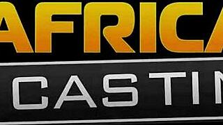 hey, watch this bubble butt black milf get her pussy railed pov doggystyle at fake casting!