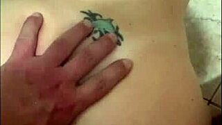 couple fucks raw on bathroom floor doggystyle condom deep in wet red pussy