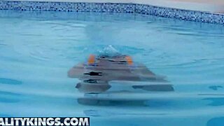 i devour mia moore's wet pussy poolside then carry her in for deep pussy pounding