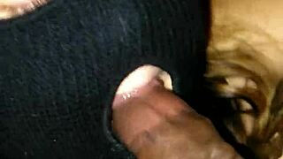 Big Black Cock Blasts Monster Cumshot on BBW Amateur