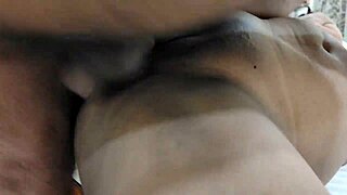 Indian housewife's juicy hairy pussy gets licked missionary then fucked doggystyle creampie as she screams begging cum inside wet tight hole