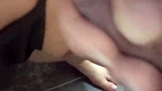 anal sex in bathroom with stepsister's big ass and tits