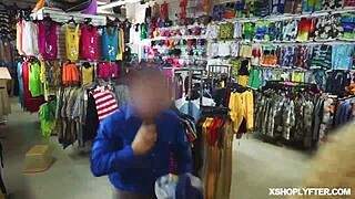 petite teen shoplifter charly summer bends for officer jack vegas office doggy before boyfriend release