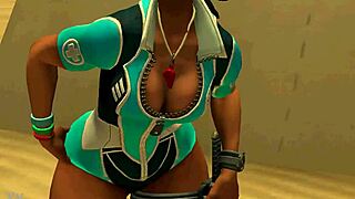 Kinessa shows off her sexy paladins dance moves