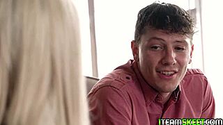 Sexy Allie Nicole Swallows Young Cock After Craving Mature Meat