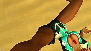 Kinessa shows off her sexy paladins dance moves