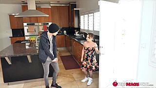 wanna watch her yank out that fat cock and lick balls to tip?