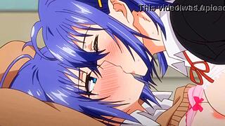 my hot lesbian girlfriend and i scissor wildly in empty school