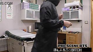 Patient mi monroe blows cock pov then fucked hard backstage gloves on