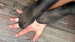 Intense foot fetish close-ups and worship sessions