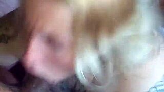 Best deepthroat blowjob ever ends with massive cumshot straight into her mouth!