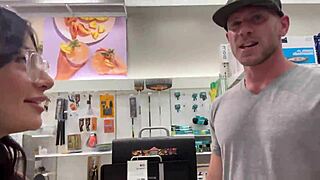 Ran Into Johnny Sins Shopping - Now Cami Strella's Public Fuck!