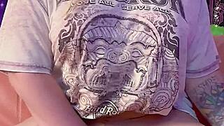 imagine ripping pantyhose to stretch hairy pussy with massive dildo