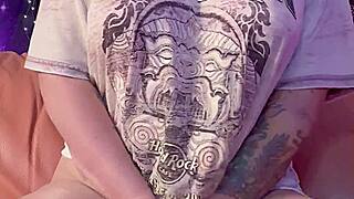 imagine ripping pantyhose to stretch hairy pussy with massive dildo