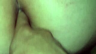 bold anal fingering my bbw mature wife close up