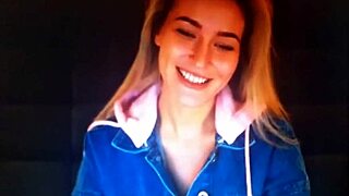 blonde chaturbate babe rubs her webcam curves in hot web chat