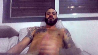 JERK TILL I BURST ALL OVER THESE PIERCED NIPS!!