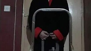 i'm climbing this ladder totally naked, pissing into a bottle then gulping down every hot drop myself