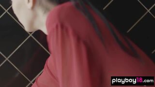 Big Tits Latvian Teen Simone Drops Robe Romantic Bath Pussy Naked Softcore