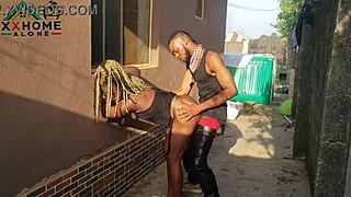 slutty jasmine candy sneaks quick outdoor fuck with neighbor!