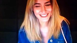 blonde chaturbate babe rubs her webcam curves in hot web chat