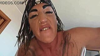 DEEP THROAT squirt explosion! Muscular milf takes extreme assfuck from mikexmoreno
