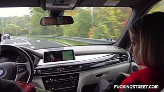 blonde savior gets her wet public blowjob reward?