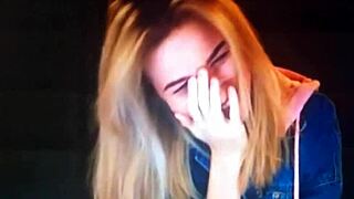 blonde chaturbate babe rubs her webcam curves in hot web chat