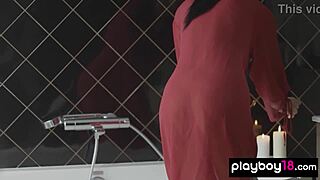 Big Tits Latvian Teen Simone Drops Robe Romantic Bath Pussy Naked Softcore